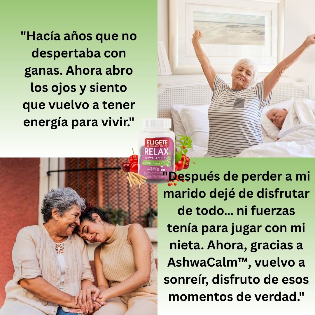 AshwaCalm™-Reduce tu estrés un 85% en 7 días - 100% garantizado