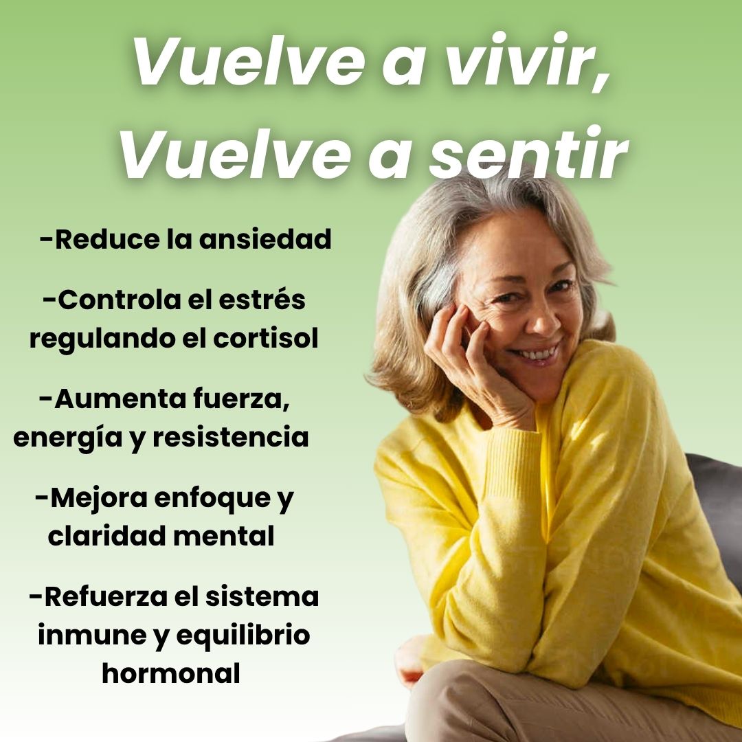 AshwaCalm™-Reduce tu estrés un 85% en 7 días - 100% garantizado